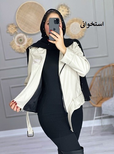 0869- کت چرم سلین