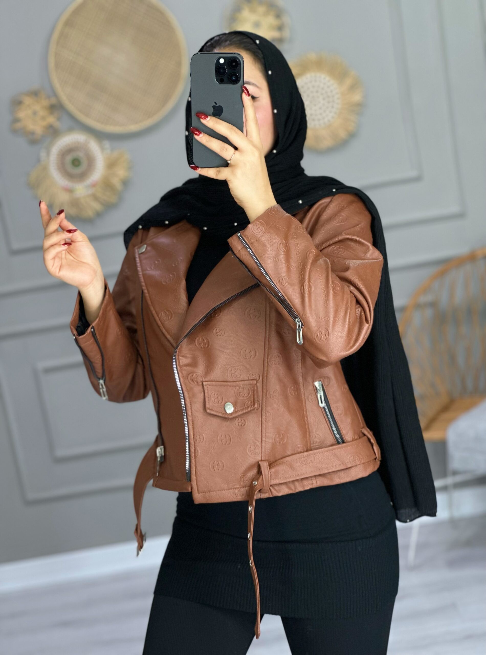 0870- کت چرم گوچی