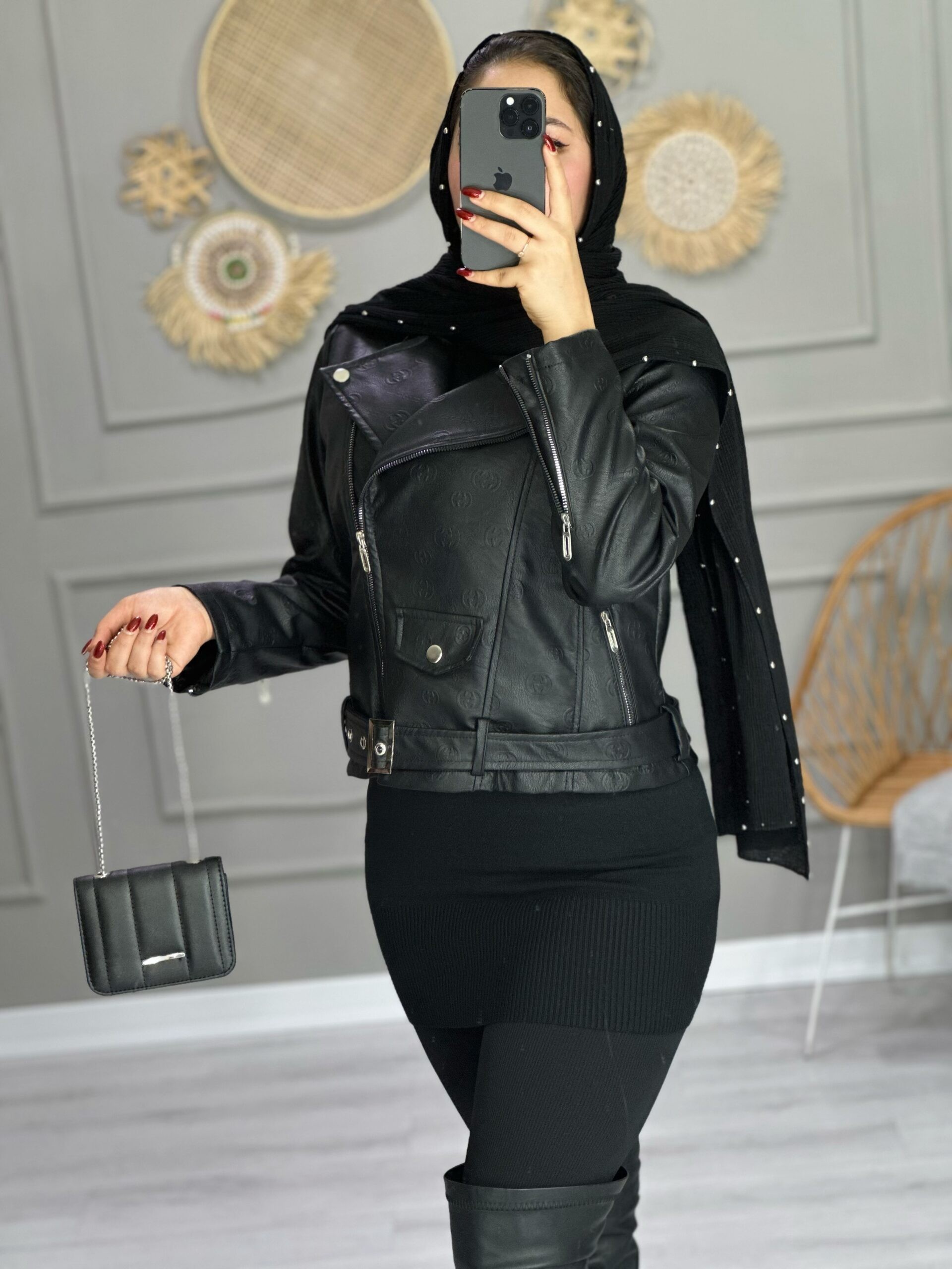 0870- کت چرم گوچی