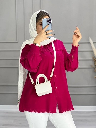 0648_مانتو شومیزی ریشا