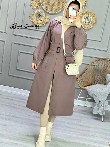 0874- بارونی آستردار مینیمال