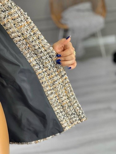 0876- کت مزونی شانل