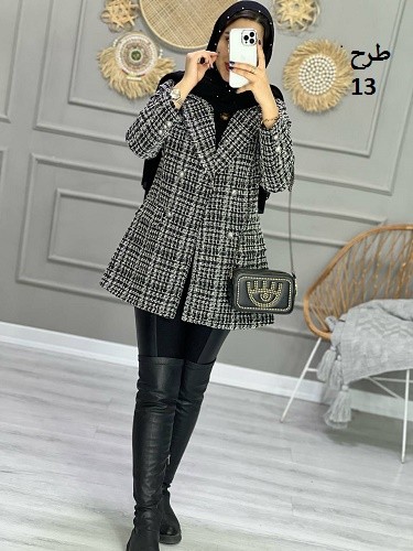 0876- کت مزونی شانل