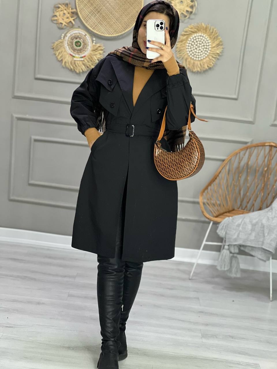 0877- بارونی ضد آب ماکان