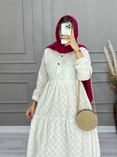 0665_پیراهن مزونی ملورین