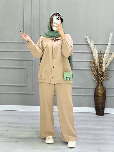 0669_ست کت شلوار لینن مونیکا