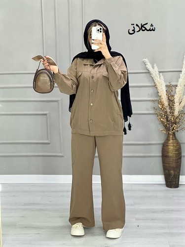 0669_ست کت شلوار لینن مونیکا