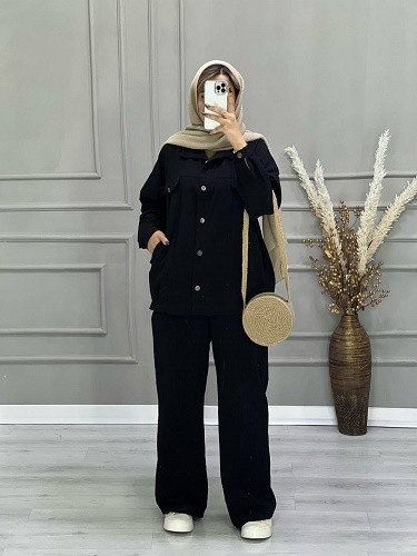 0669_ست کت شلوار لینن مونیکا