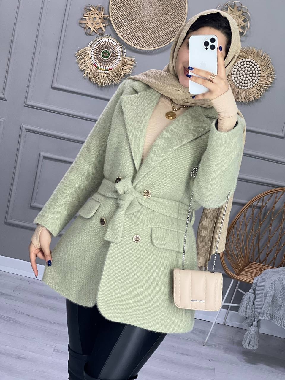 0884-کت مزونی مروارید