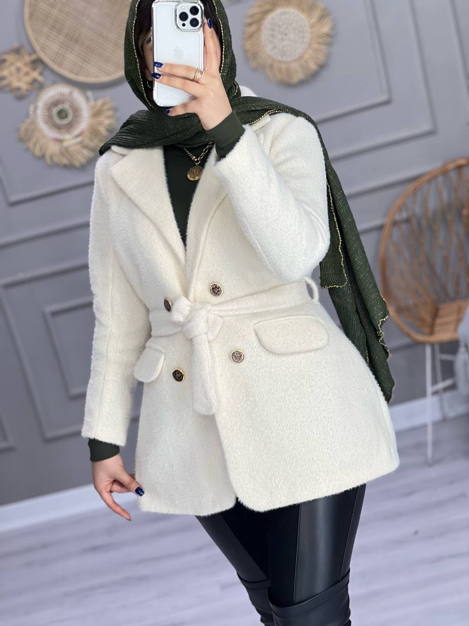 0884-کت مزونی مروارید