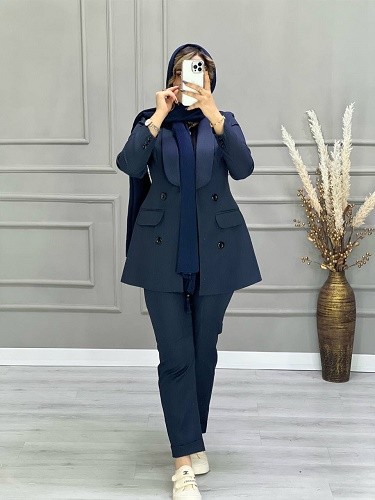 0674-کت و شلوار شیکان