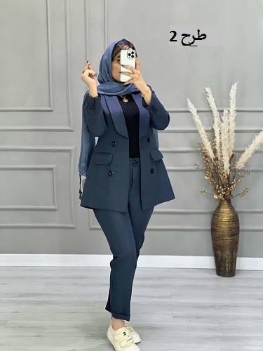 0674-کت و شلوار شیکان