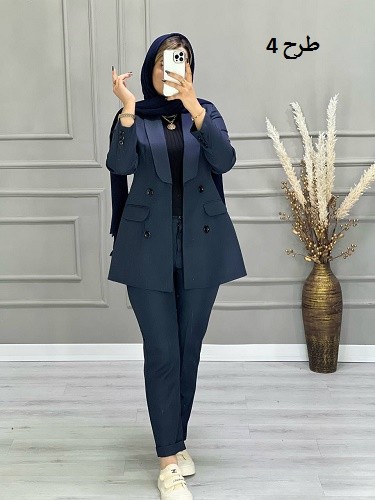 0674-کت و شلوار شیکان