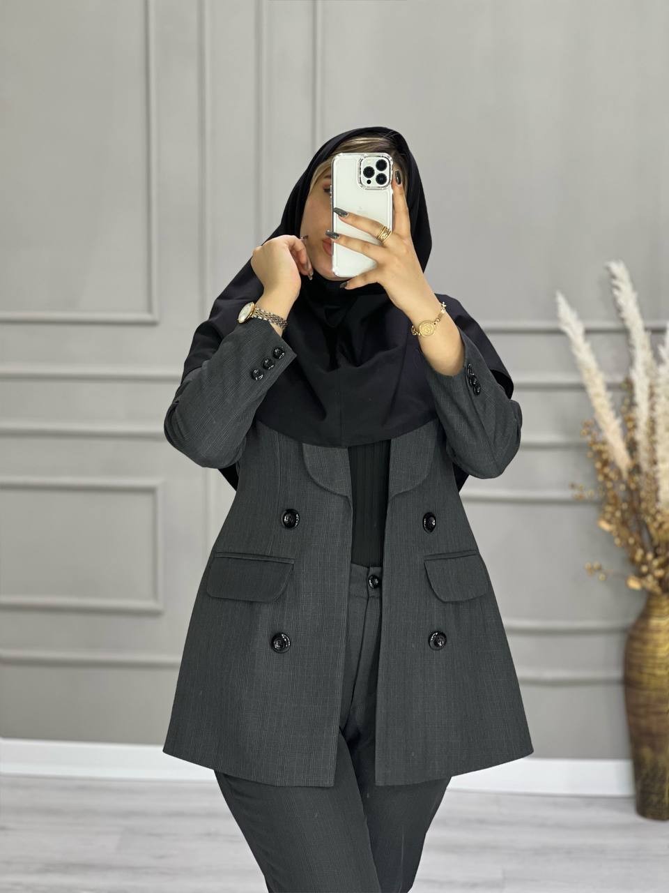 0674-کت و شلوار شیکان