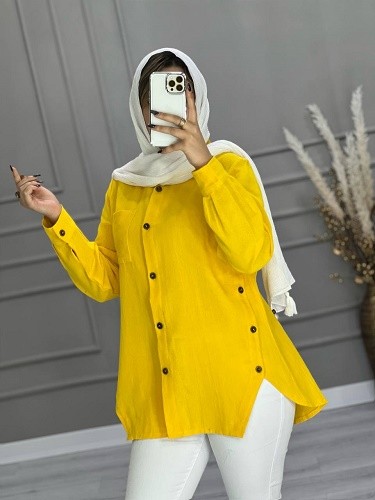 0675- مانتو شومیزی بهارک