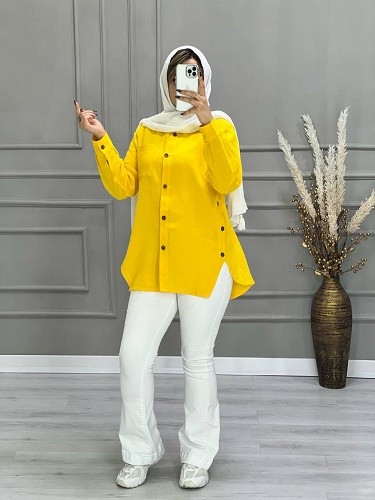 0675- مانتو شومیزی بهارک