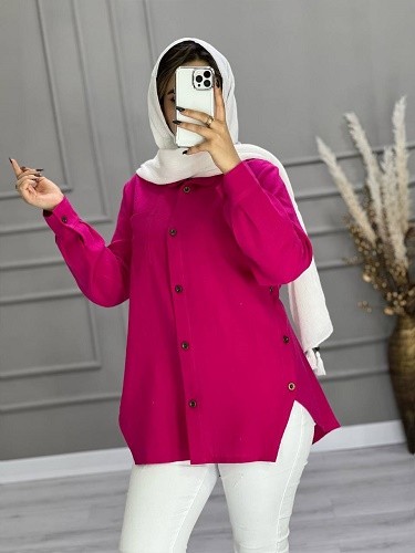 0675- مانتو شومیزی بهارک