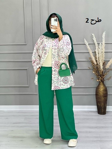 0677- مانتو لینن اسلپ لیانا