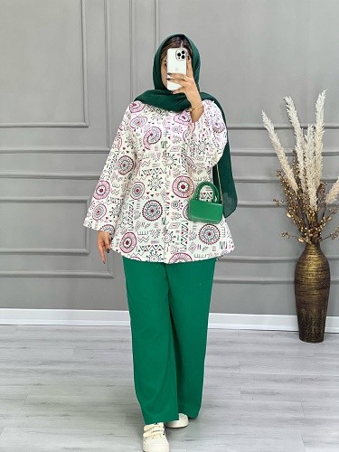 0677- مانتو لینن اسلپ لیانا