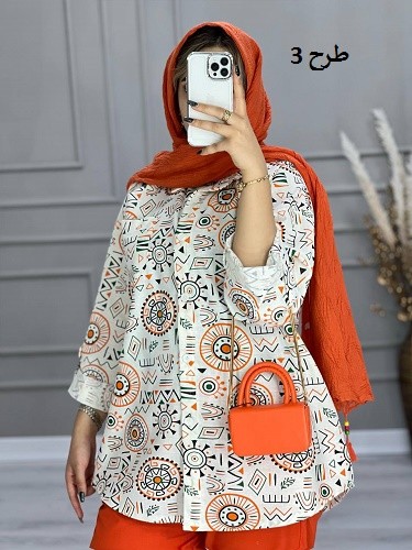 0677- مانتو لینن اسلپ لیانا