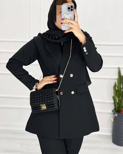 0584_کت شلوار مزونی نفیس