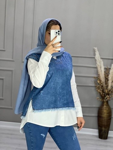 0682- وست شومیز جین