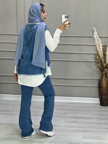 0682- وست شومیز جین