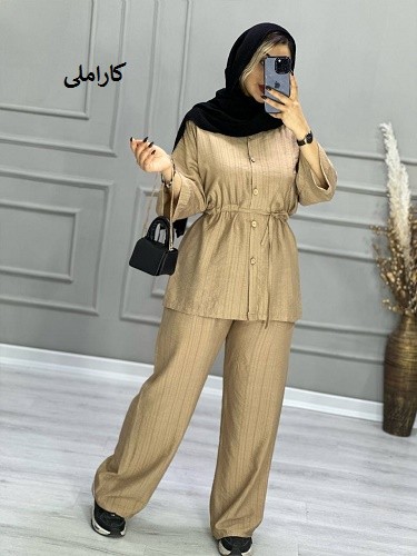 0687_ ست مانتو شلوار ناتلی