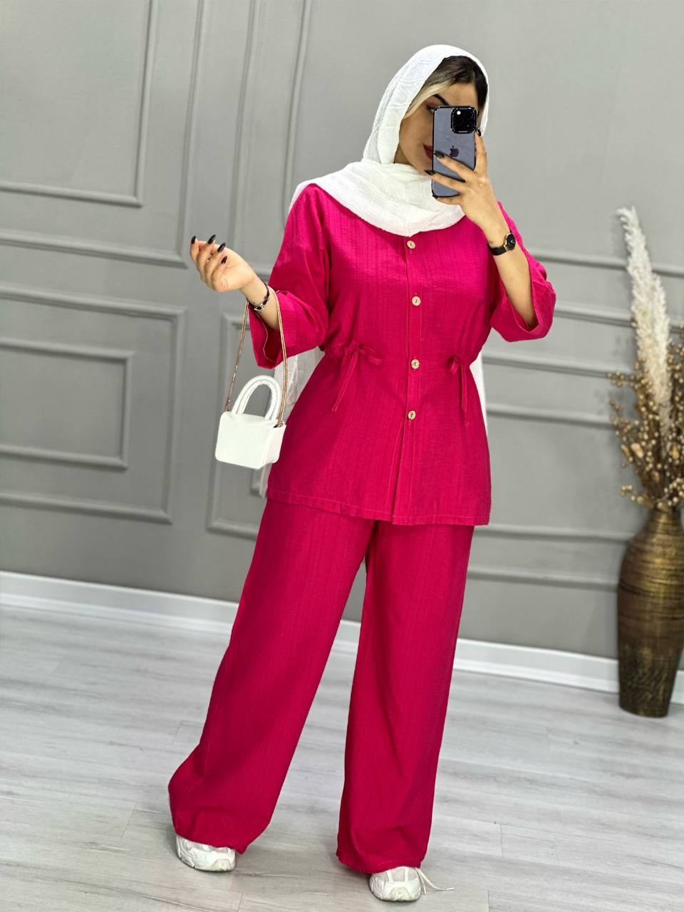 0687_ ست مانتو شلوار ناتلی