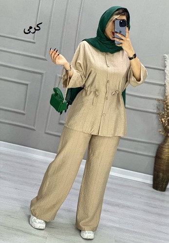 0687_ ست مانتو شلوار ناتلی