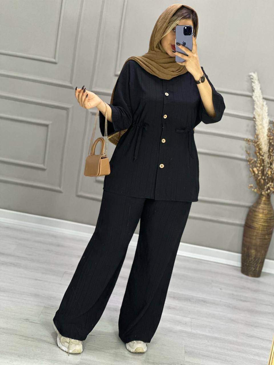 0687_ ست مانتو شلوار ناتلی