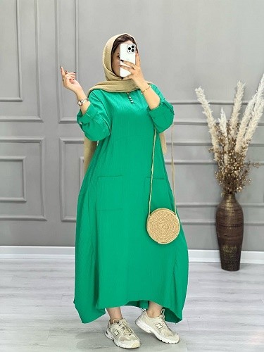 0692-مانتو پیراهنی رعنا