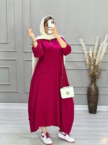 0692-مانتو پیراهنی رعنا