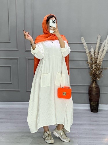 0692-مانتو پیراهنی رعنا