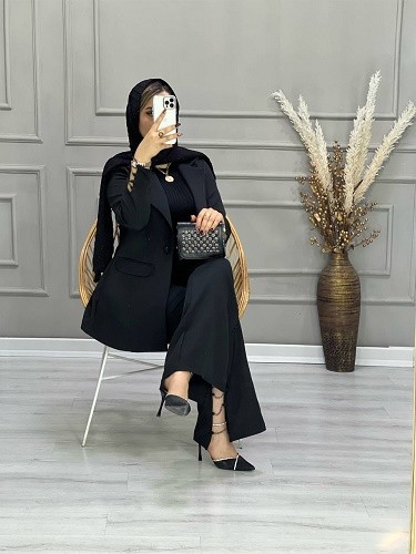 0699-کت شلوار مزونی زنجیری