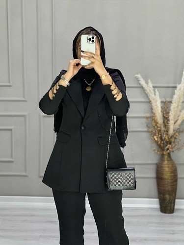 0699-کت شلوار مزونی زنجیری