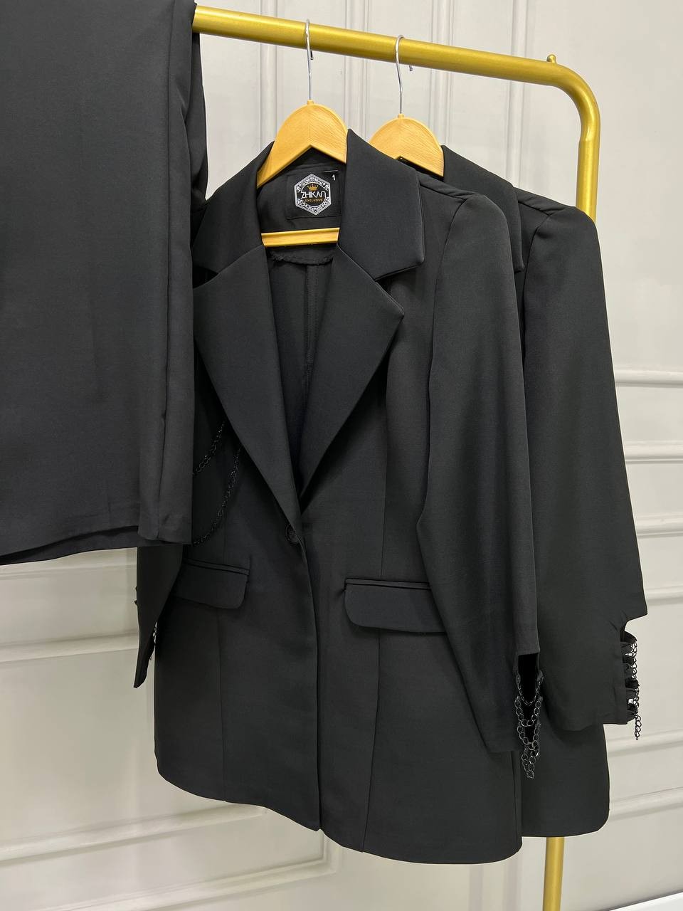 0699-کت شلوار مزونی زنجیری