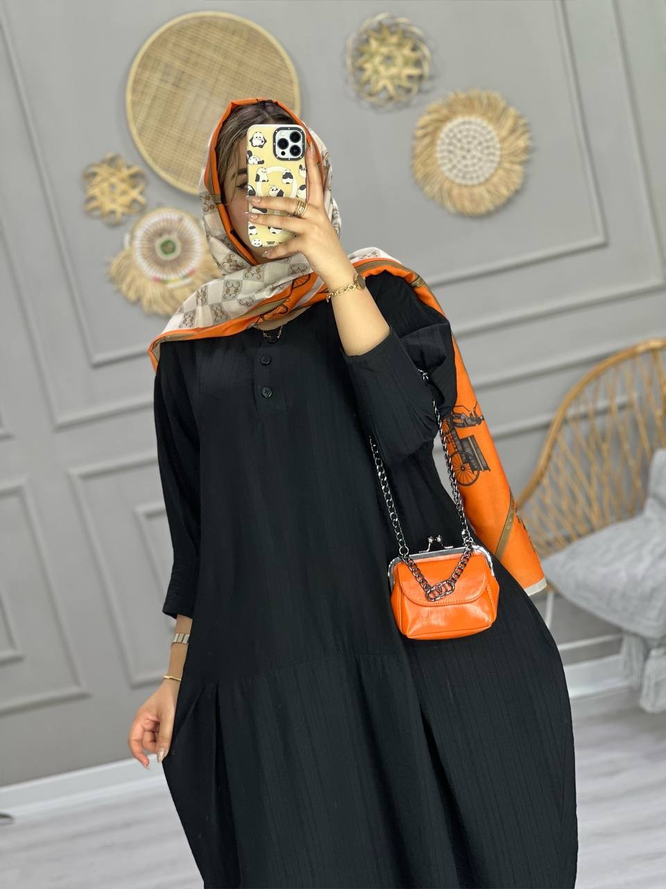 0717_ مانتو پیراهنی بیسان