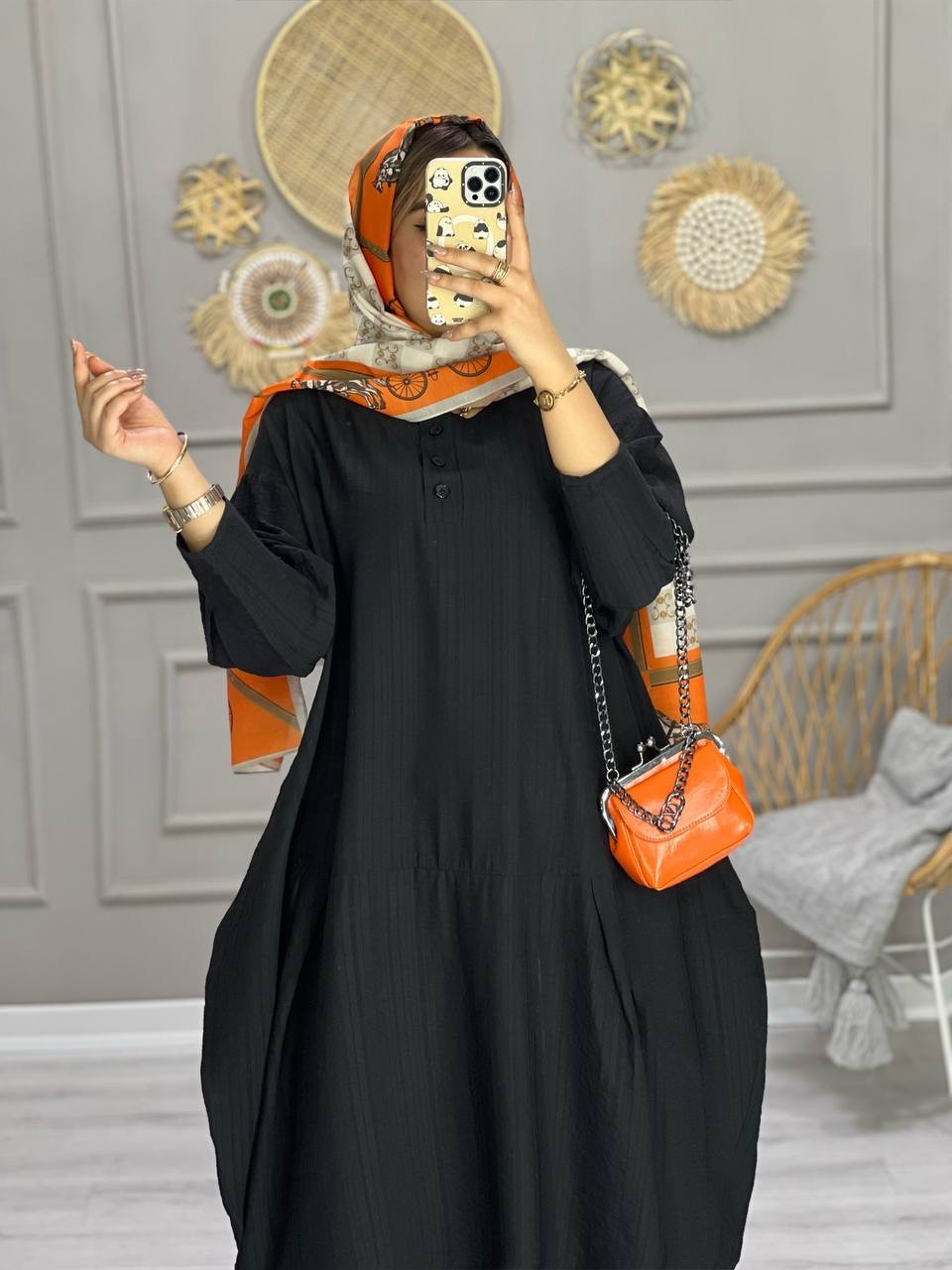 0717_ مانتو پیراهنی بیسان