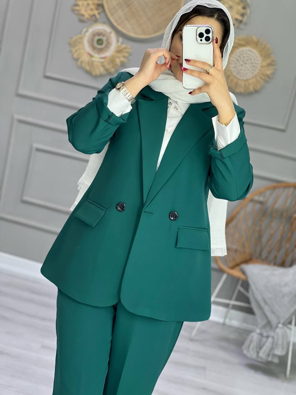 1002-کت و شلوار مزونی نارسیس