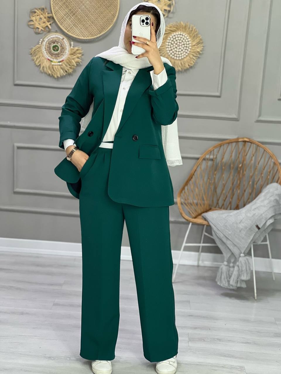 1002-کت و شلوار مزونی نارسیس