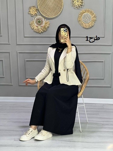 0732-کت دامن مزونی نادیا