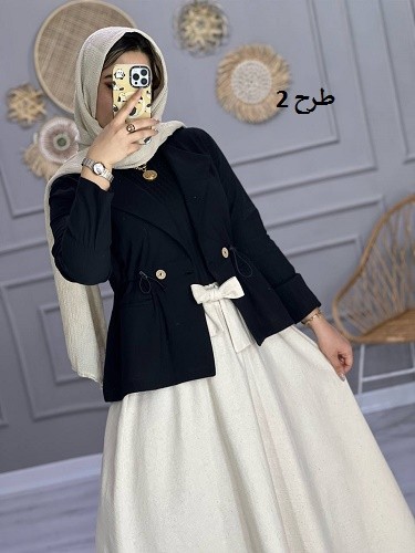 0732-کت دامن مزونی نادیا