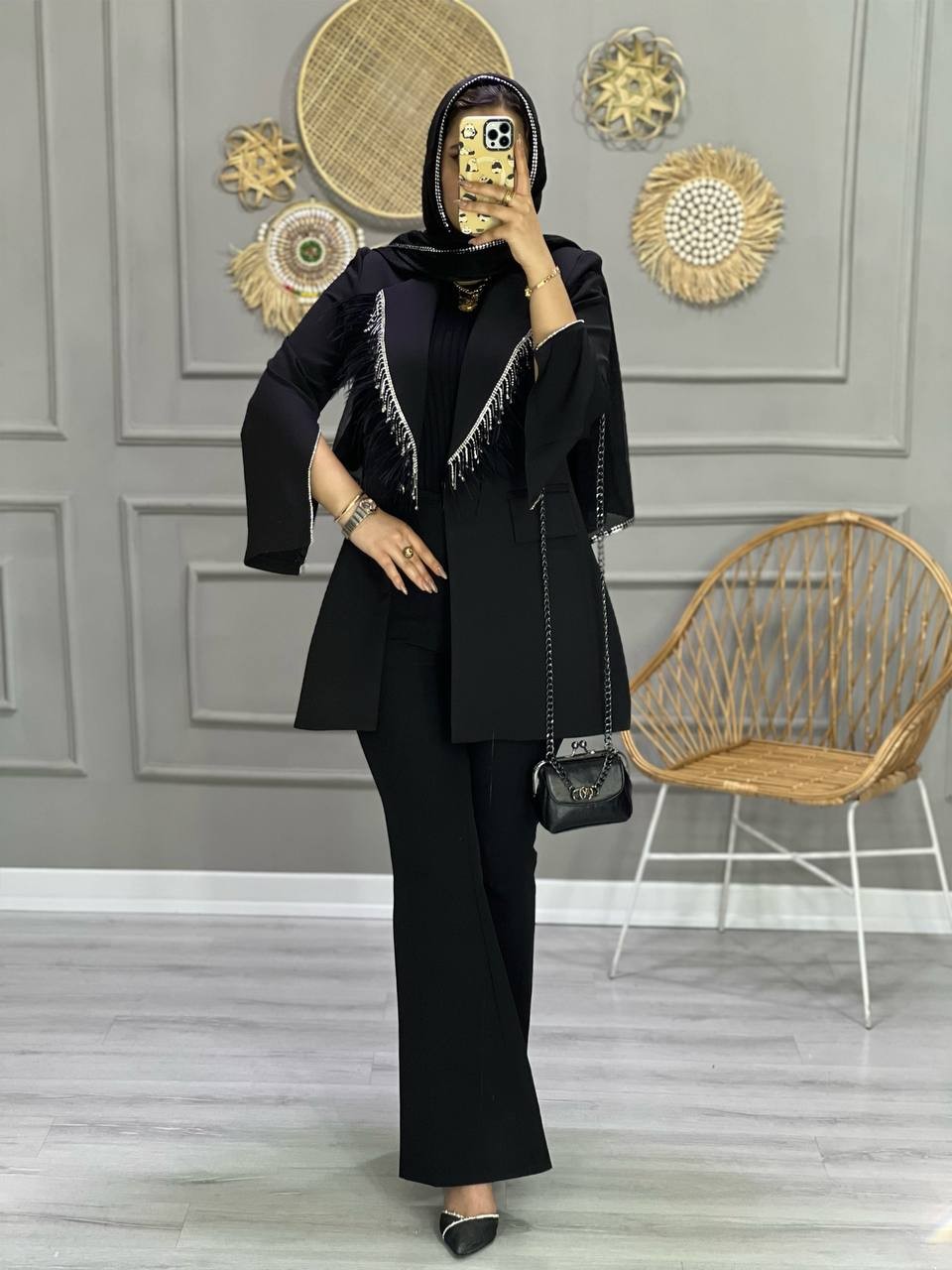 0734- کت مزونی شاهیکا