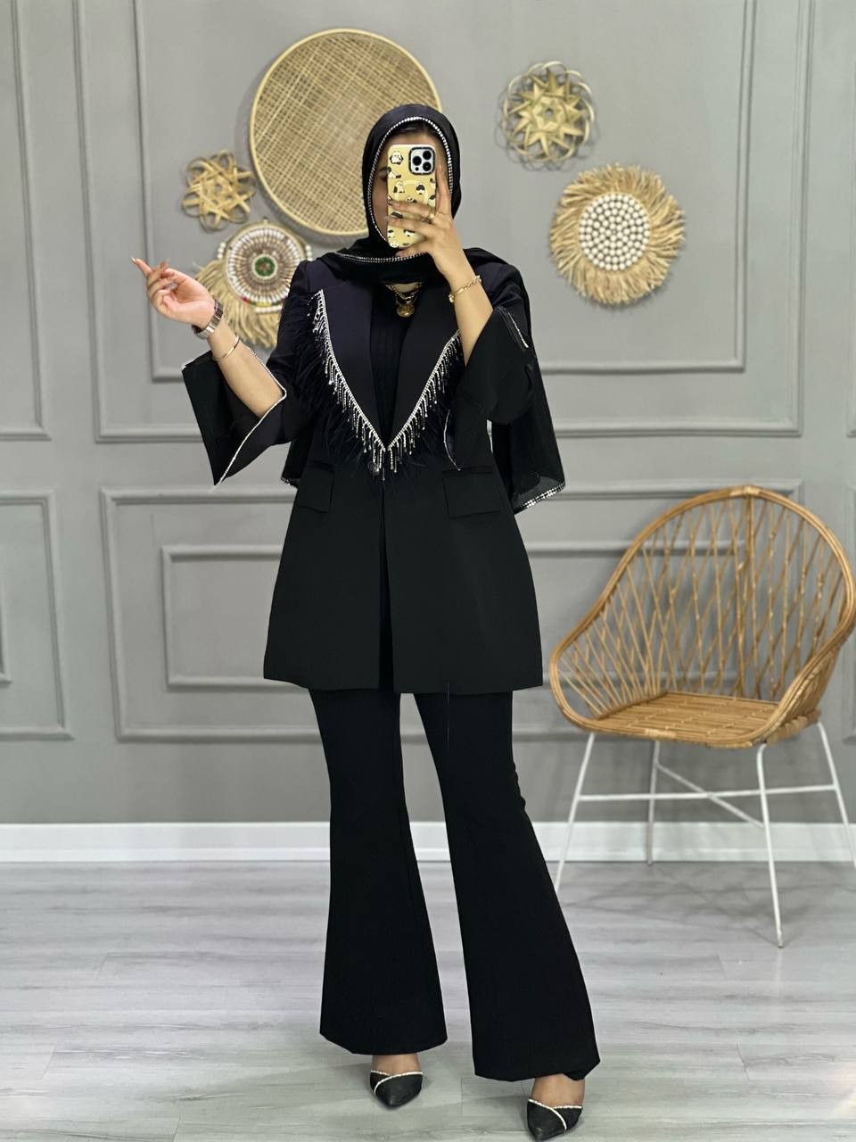 0734- کت مزونی شاهیکا