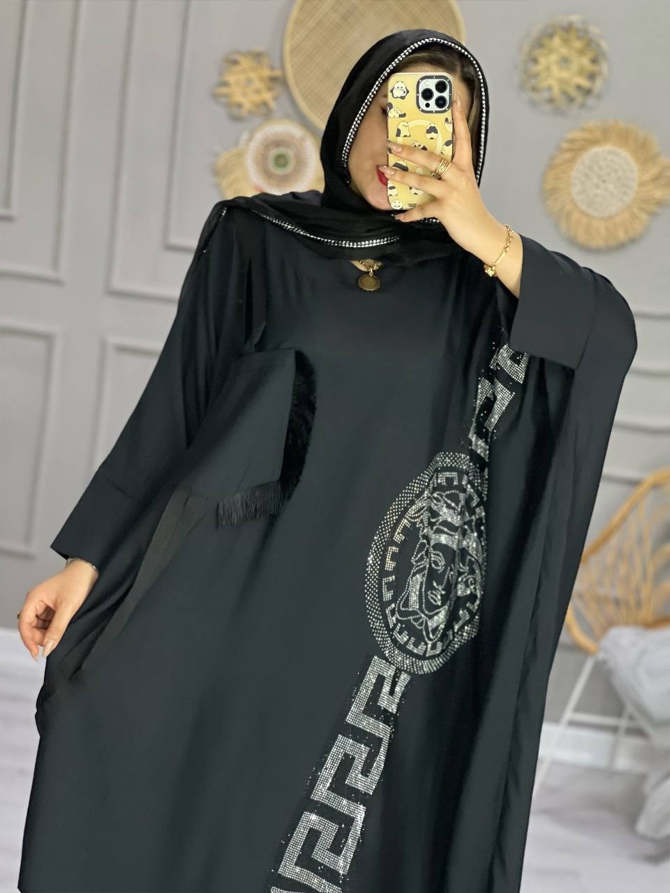 0735-مانتو عبایی ورساچ