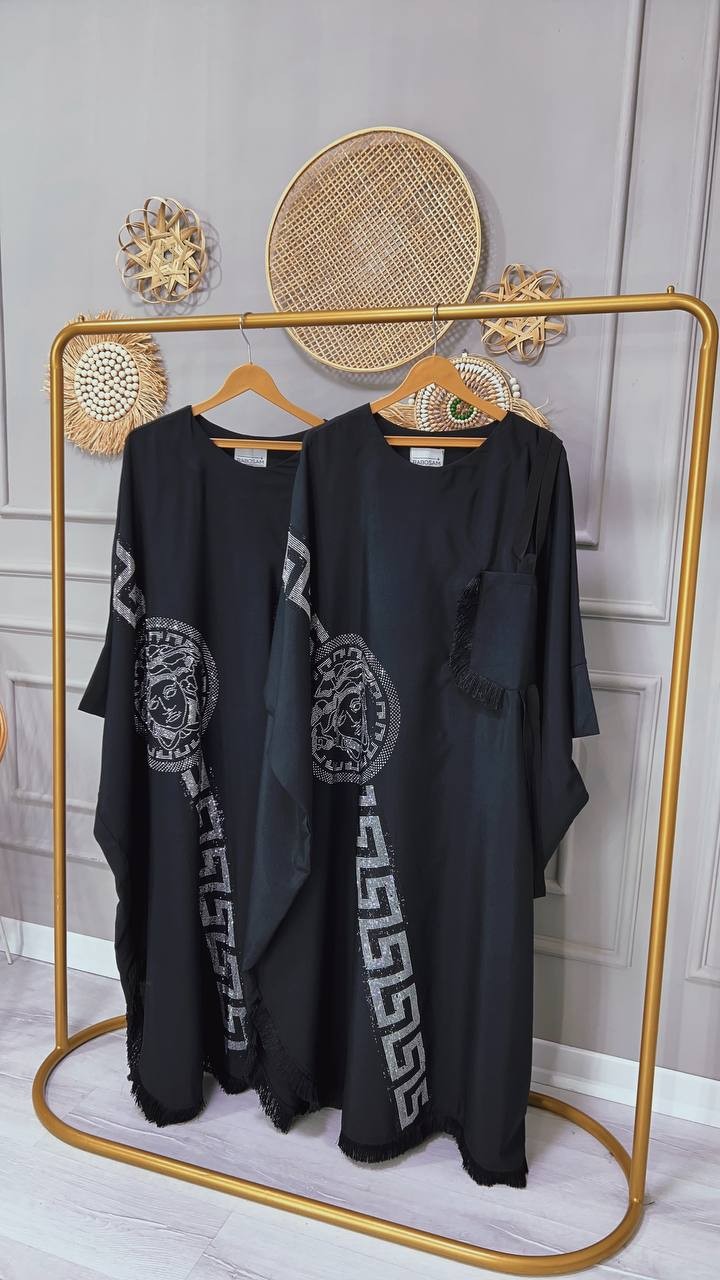 0735-مانتو عبایی ورساچ