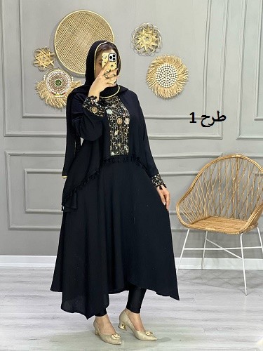 0741_مانتو پیراهنی فرحزاد