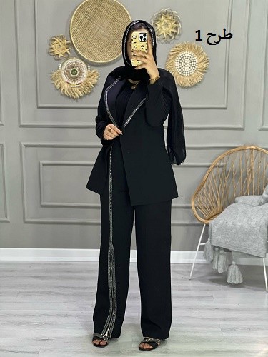 0743- کت شلوار مزونی ملانی