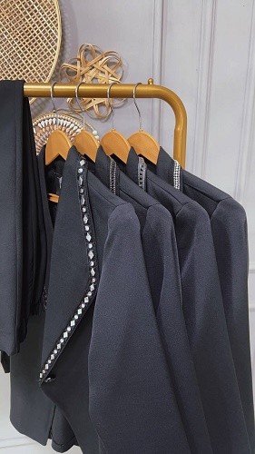 0743- کت شلوار مزونی ملانی